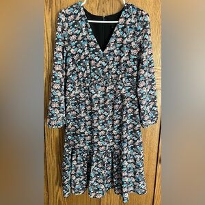 J.Crew floral dress. Sz 8. Lined